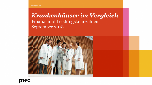 Krankenhäuser im Vergleich - Finanz- und Leistungskennzahlen September 2018