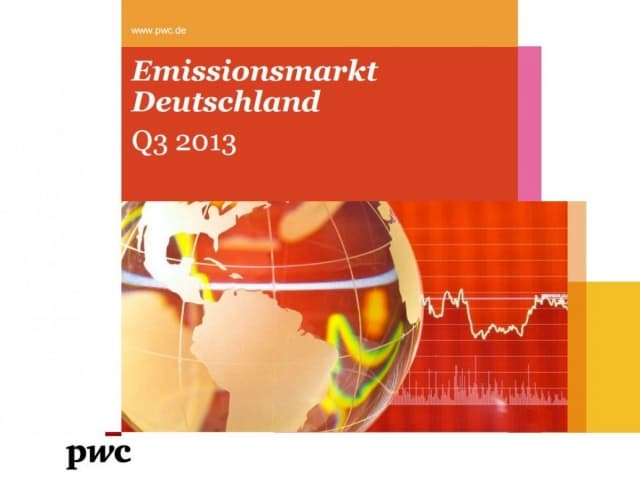Emissionsmarkt Deutschland - Q3 2013