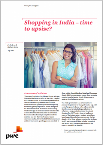 Shopping in India - time to upsize