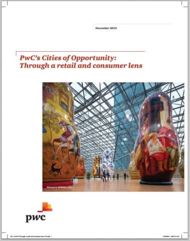PwC's Cities of Opportunity: Through a retail and consumer lens