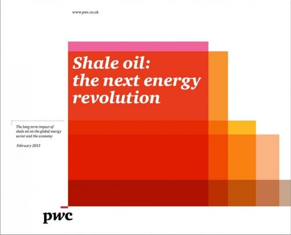 Shale oil the next energy revolution