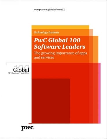 PwC Global 100 Software Leaders -The growing importance of apps and services