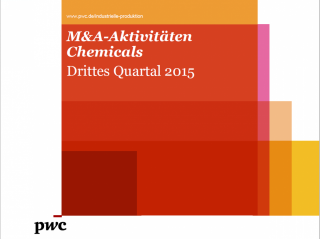 M&A-Aktivitäten Chemicals - Drittes Quartal 2015