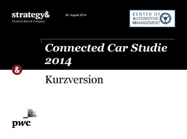 Connected Car Studie 2014 - Kurzversion