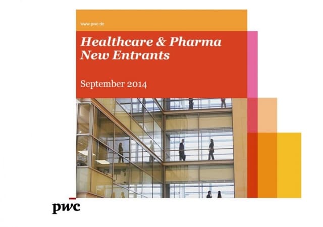 Healthcare & Pharma New Entrants - September 2014