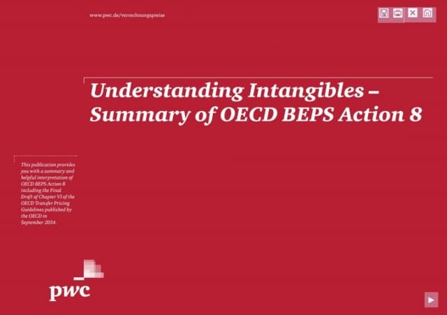 Understanding Intangibles - Summary of OECD BEPS Action 8 