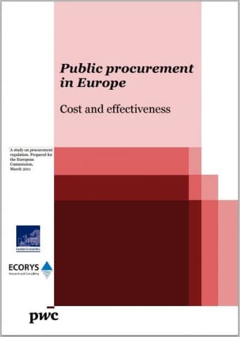 Public procurement in Europe - Cost and effectiveness