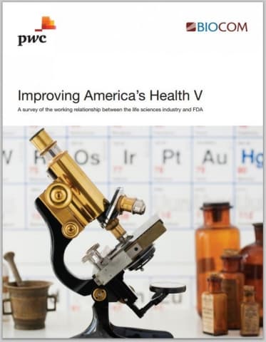 Improving America's Health V - A survey of the working relationship between the life sciences industry and FDA
