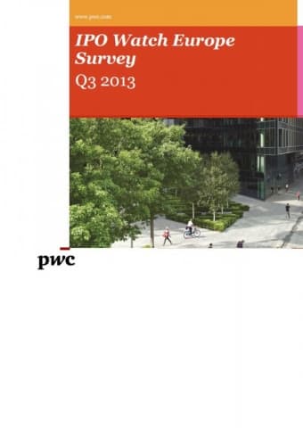 IPO Watch Europe Survey - Q3 2013