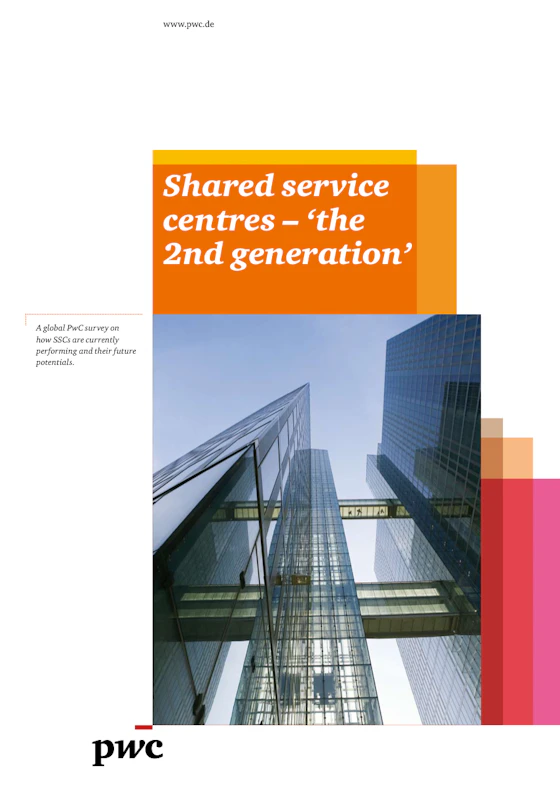 Shared service centres - 'the 2nd generation'