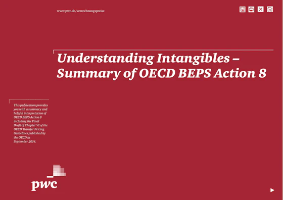 Understanding Intangibles - Summary of OECD BEPS Action 8
